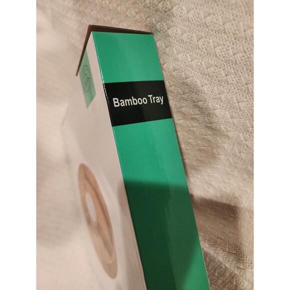 Servappetit Bamboo Vegetable Tray Platter Chip Dip - Picture 9 of 9